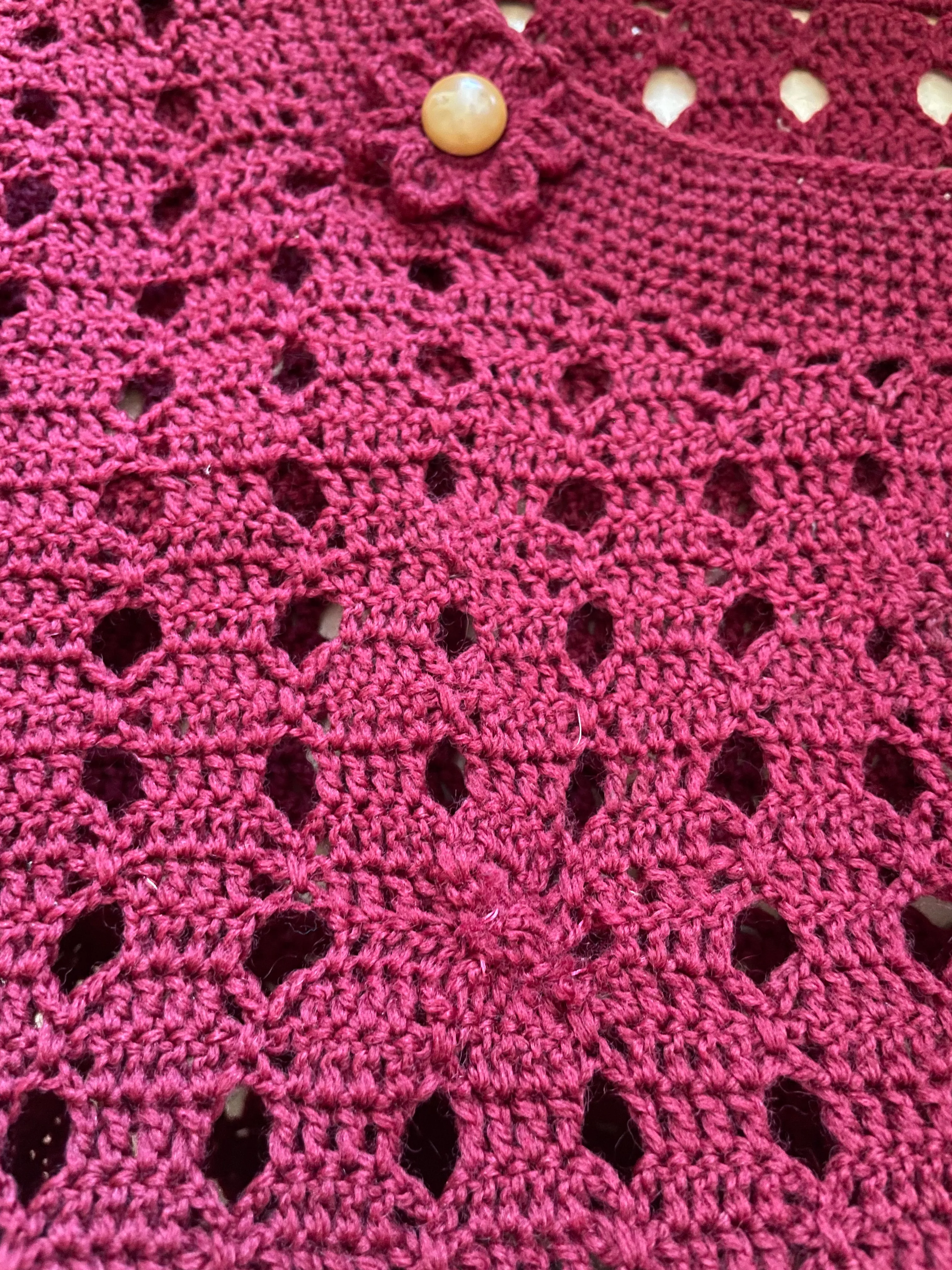 1930s Cochet Knit Two Piece Set