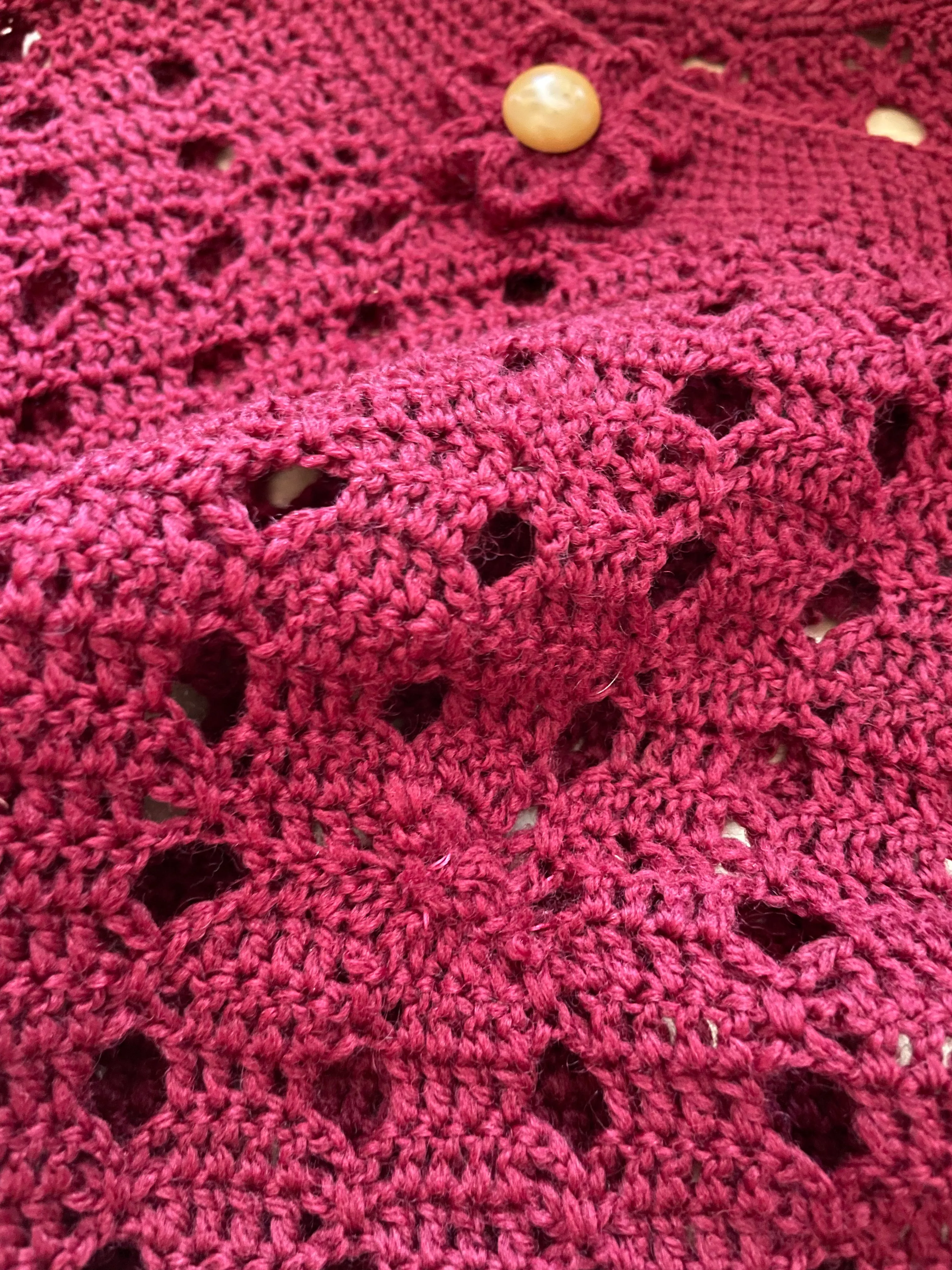 1930s Cochet Knit Two Piece Set