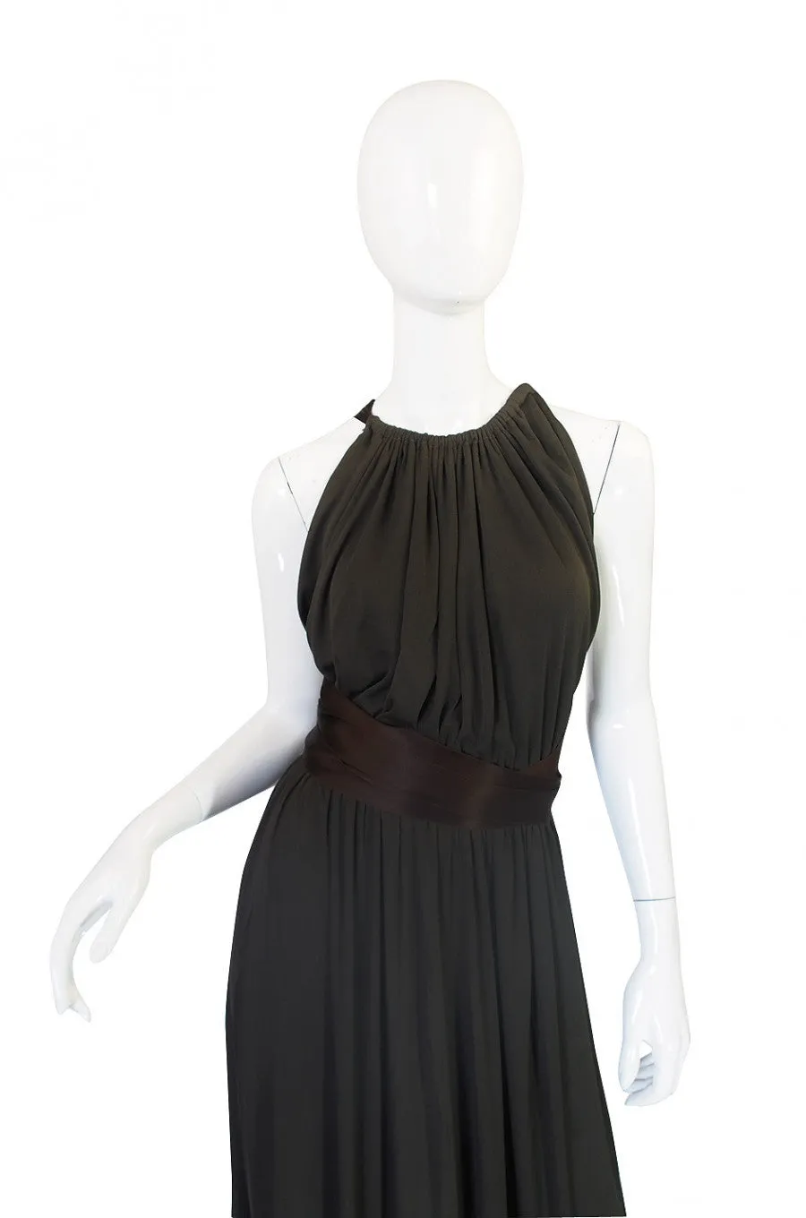1960s Backless Donald Brooks Gown