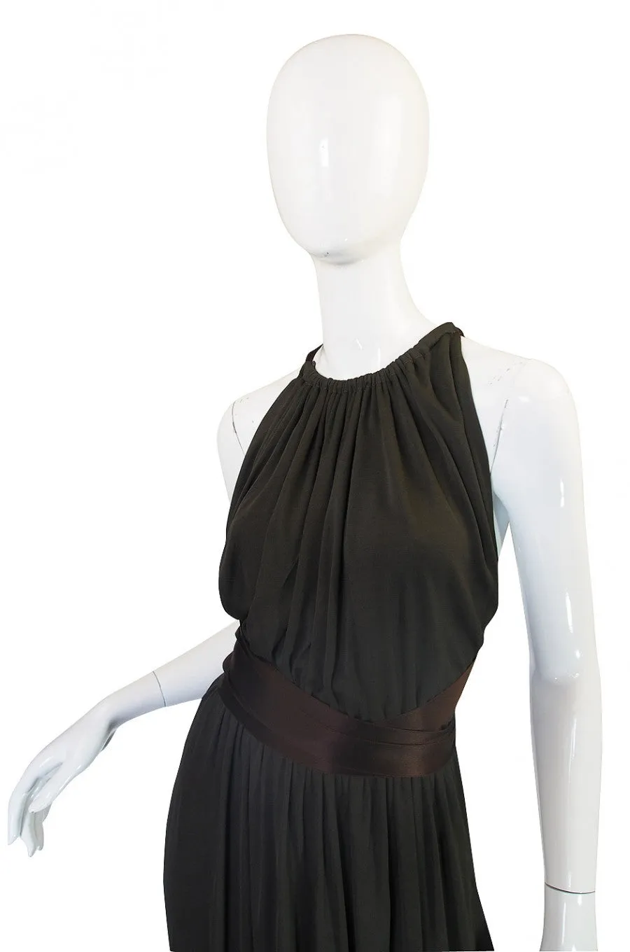 1960s Backless Donald Brooks Gown