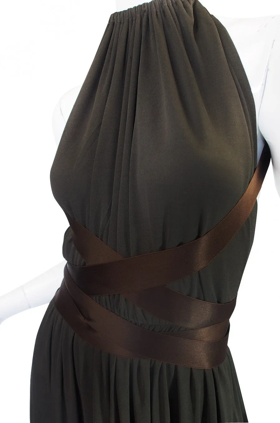 1960s Backless Donald Brooks Gown