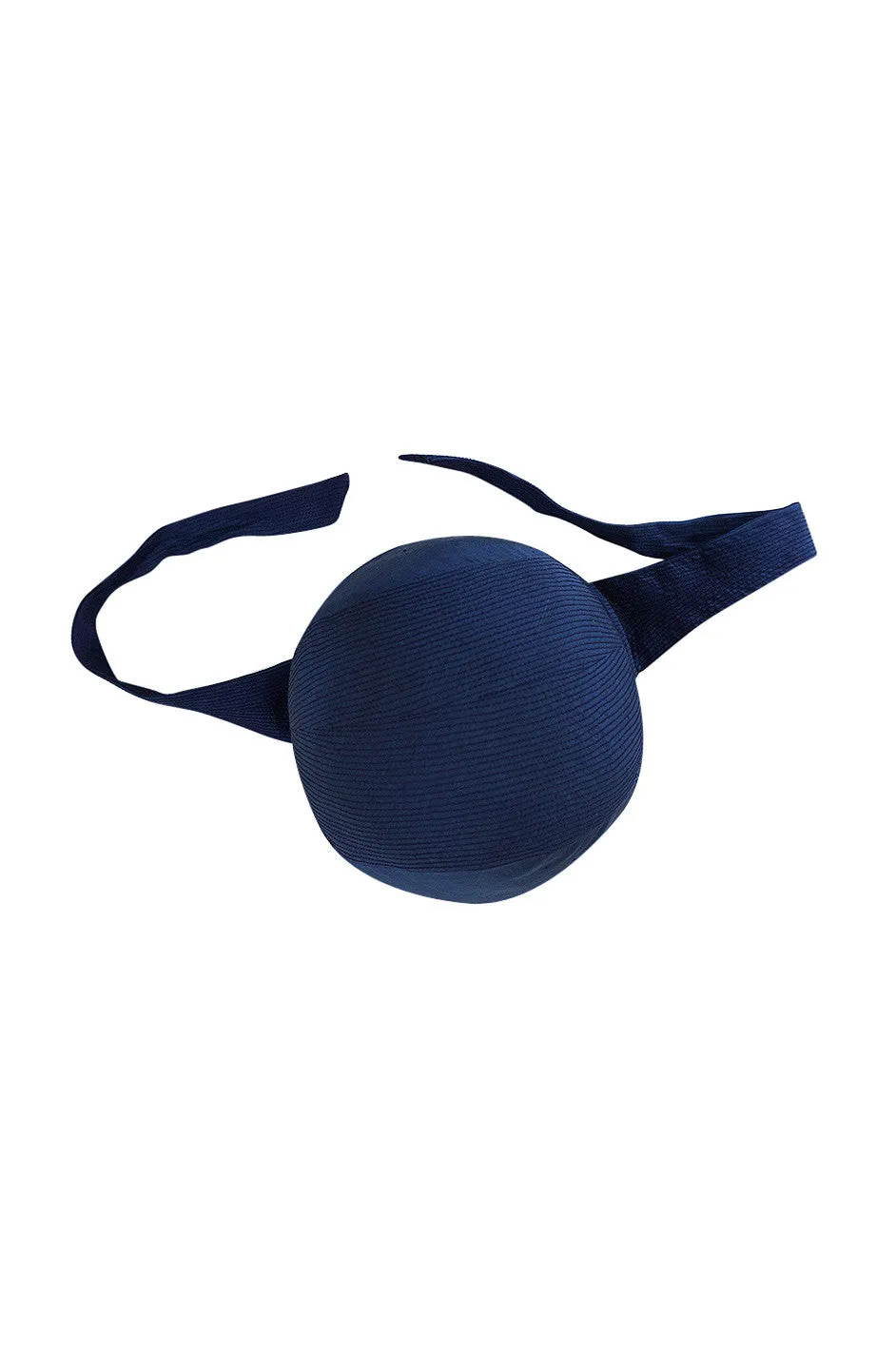 1960s Mod Wired Bubble Blue Silk Christian Dior Hat