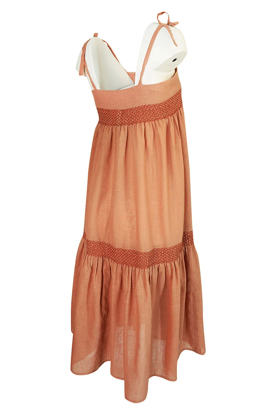 1960s Wallis Smock Finish Tented Loose & Easy Summer Dress