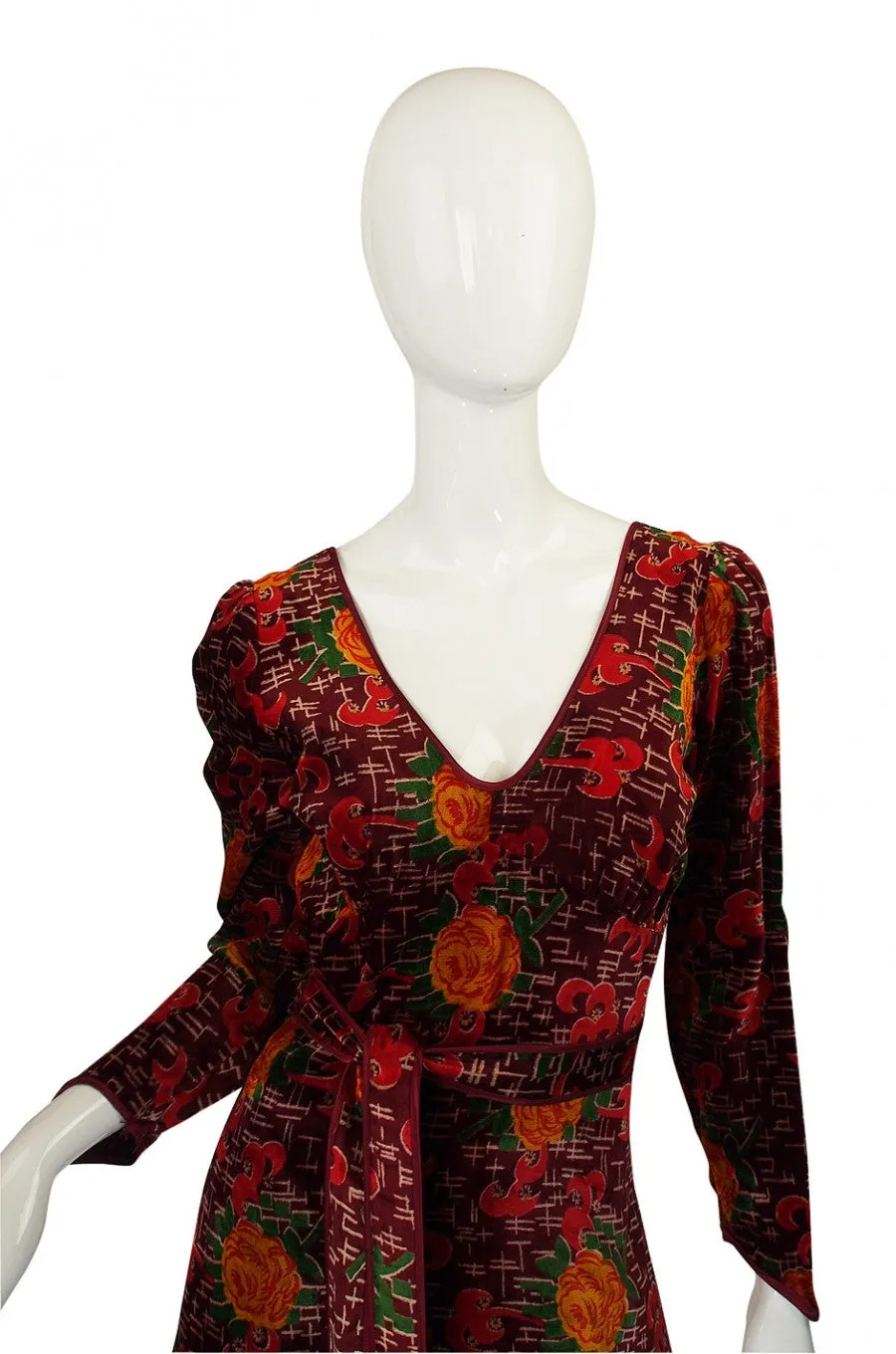 1970s Alley Cat Betsey Johnson Wrap Dress