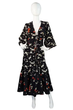1970s Biba Corsets & Cherries Day Dress