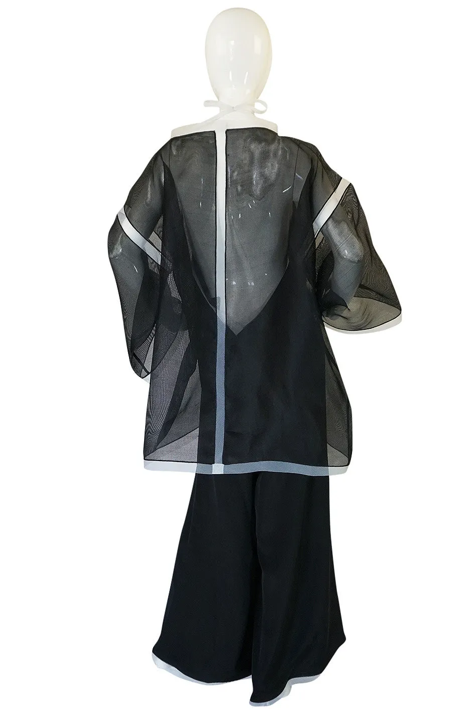 1970s Geoffrey Beene Couture Backless Jumpsuit & Jacket