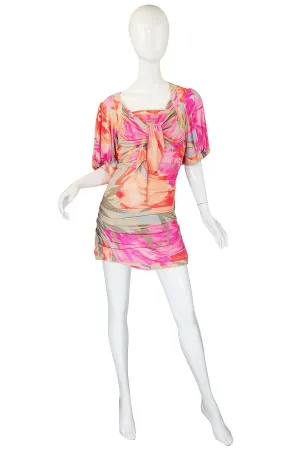 1970s Leonard Pink & Coral Mini & Crop Jacket