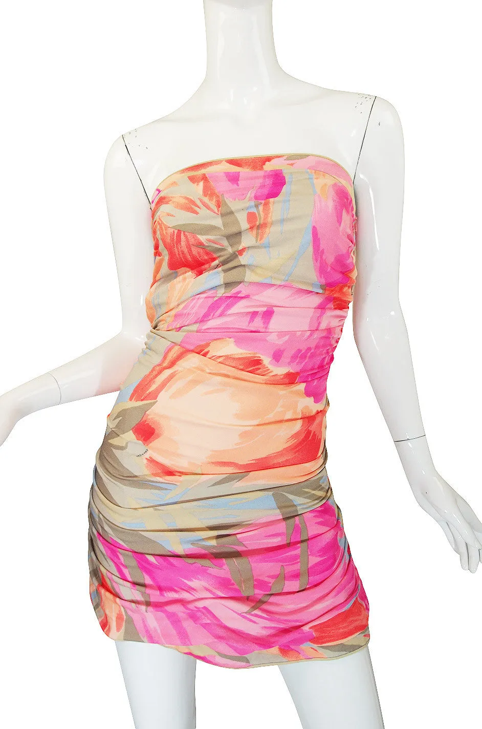 1970s Leonard Pink & Coral Mini & Crop Jacket
