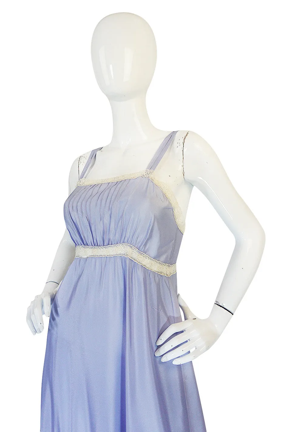 1970s Silk & Lace Chloe Lingerie Set