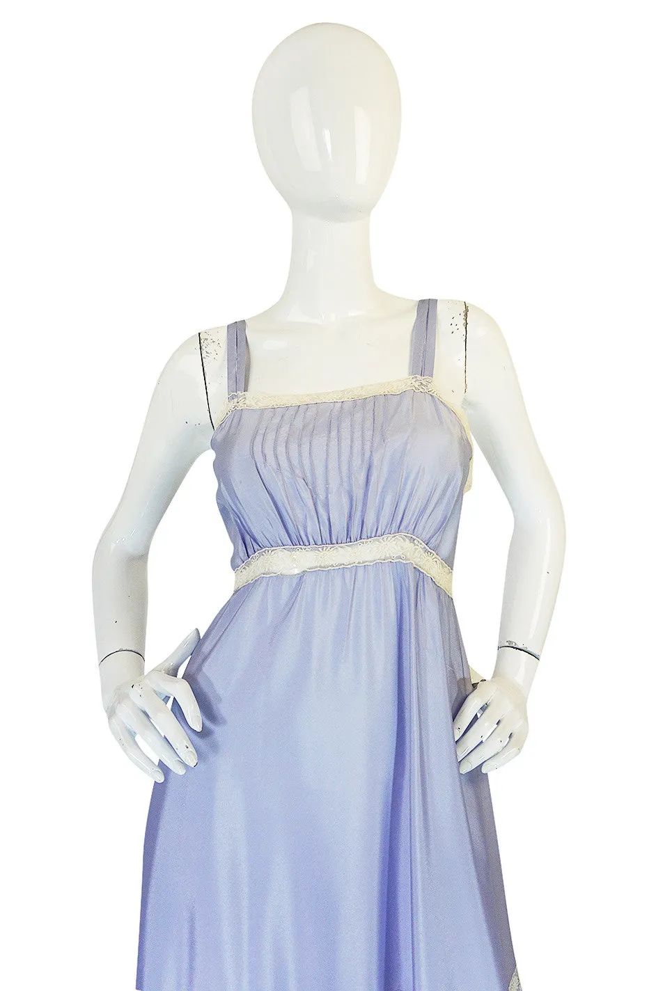 1970s Silk & Lace Chloe Lingerie Set