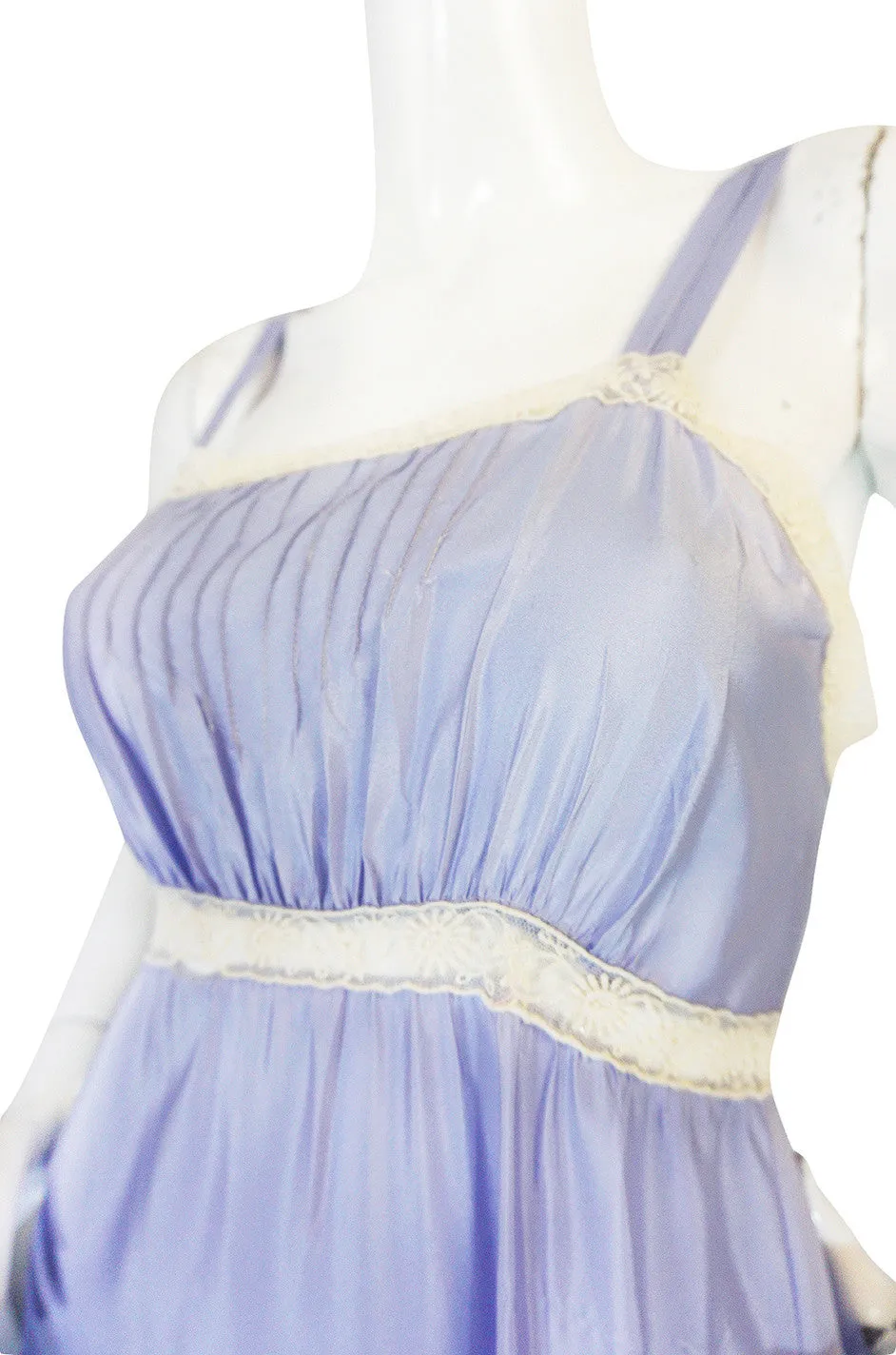 1970s Silk & Lace Chloe Lingerie Set