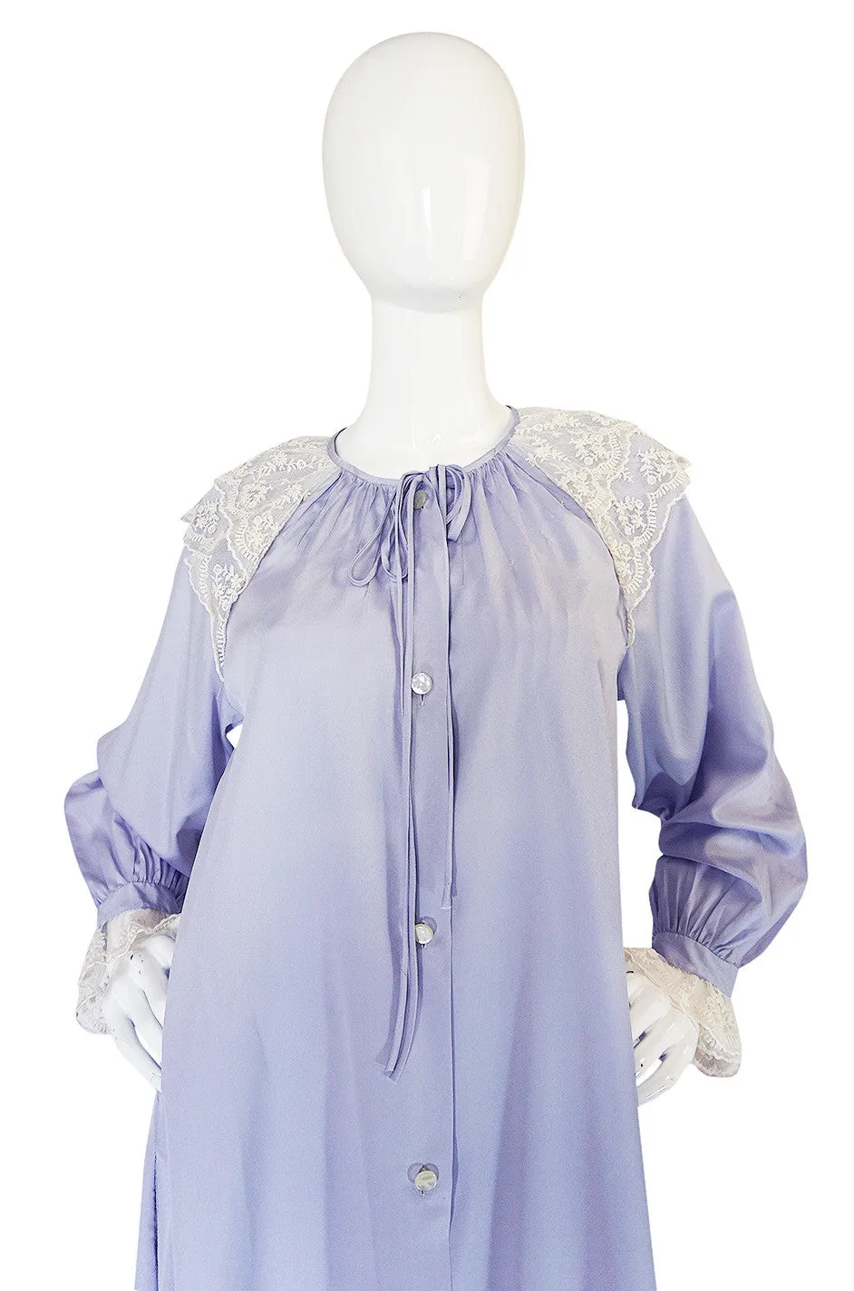 1970s Silk & Lace Chloe Lingerie Set