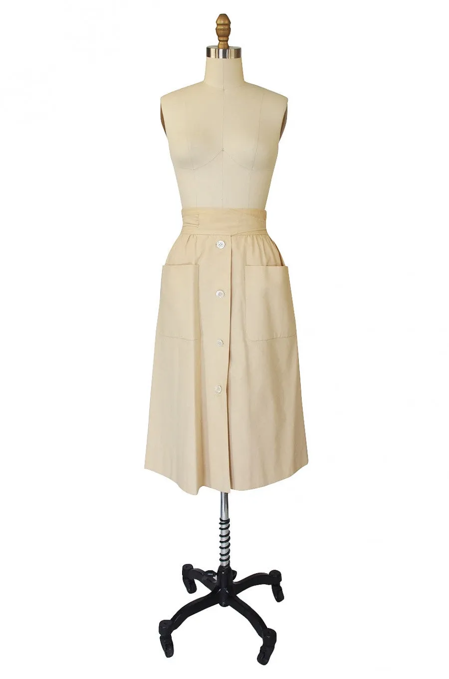 1970s Valentino Big Pocket Skirt