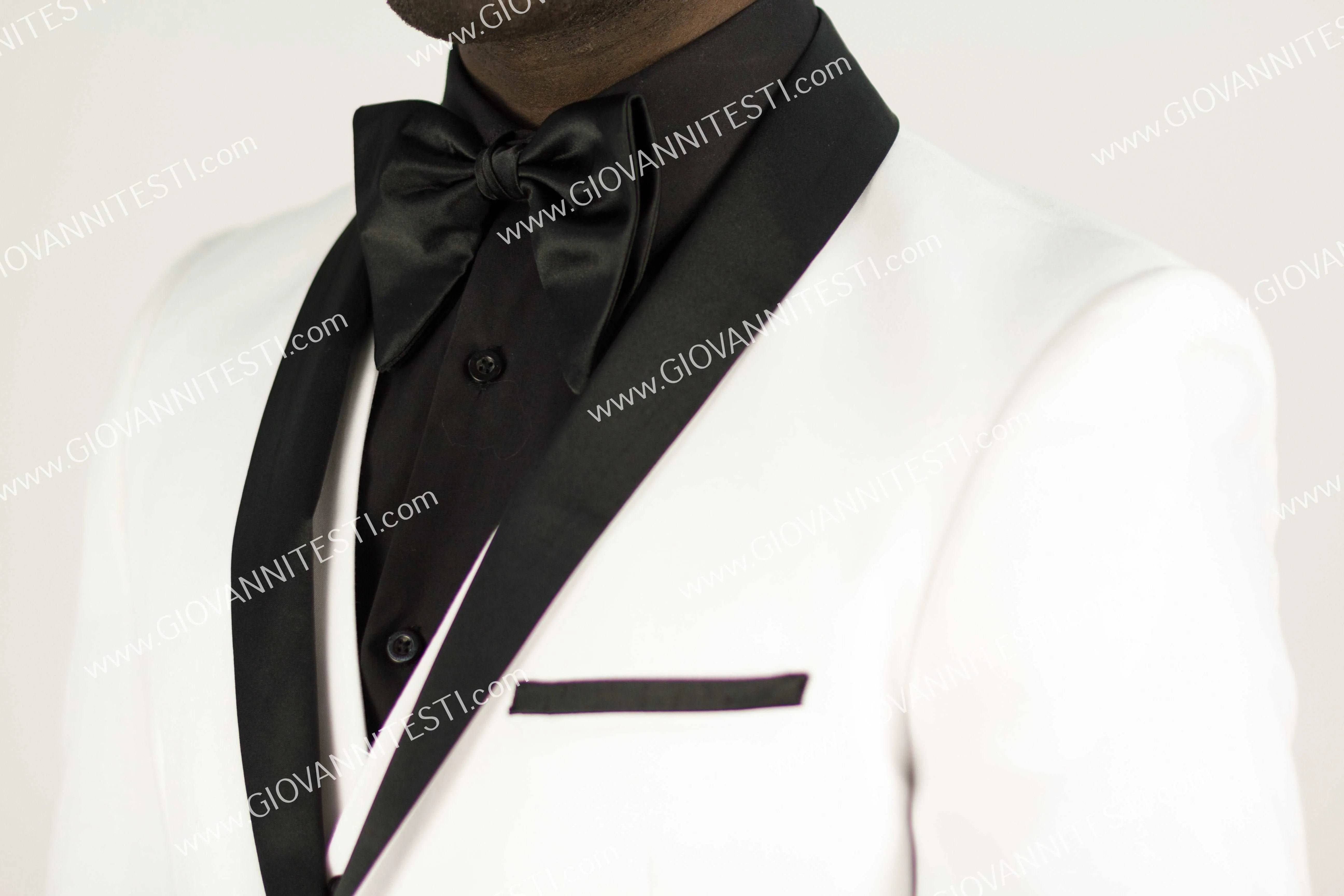 2 Button Shawl Lapel White Slim Fit Suit FF2SSX V-1230