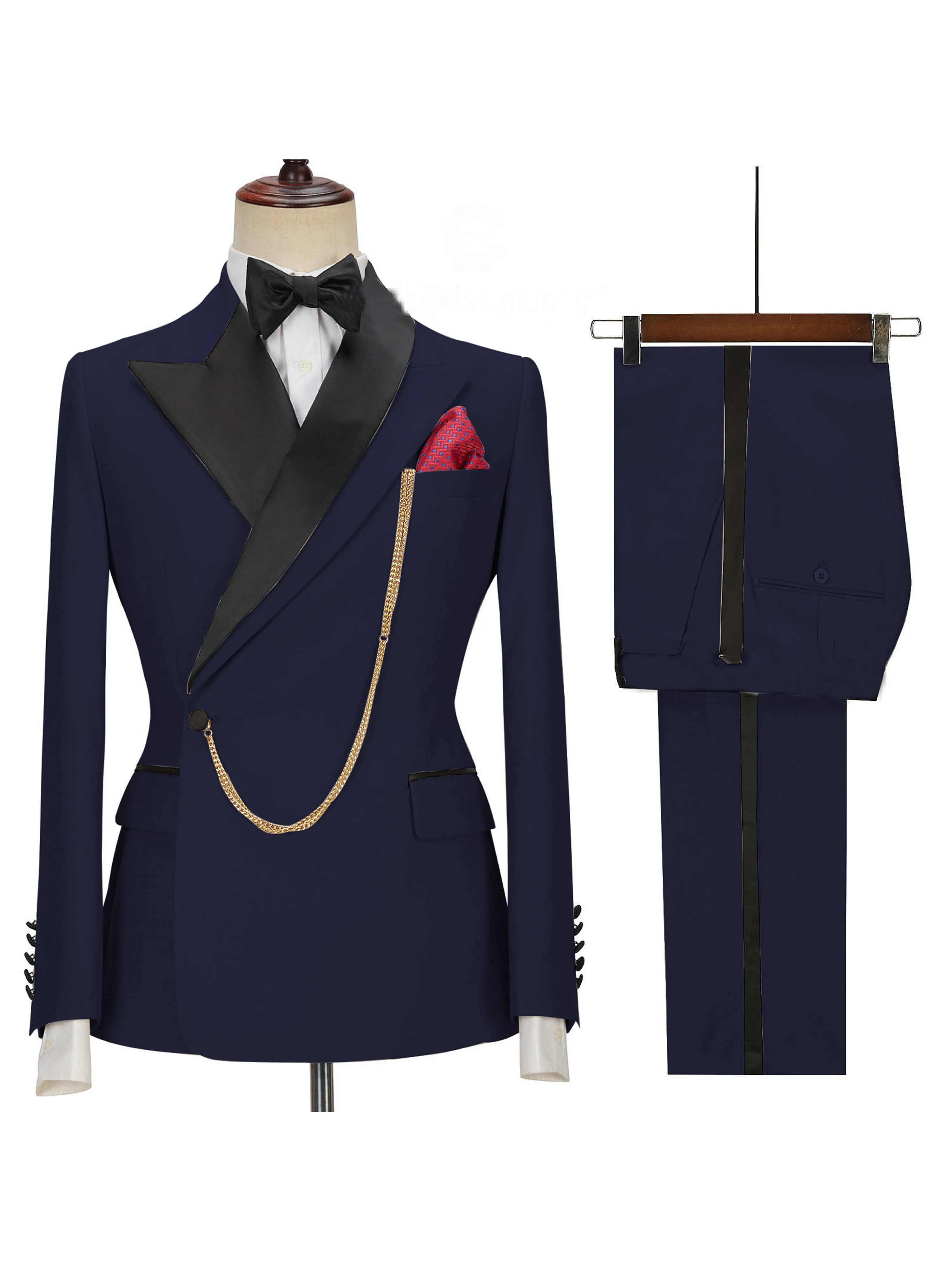 2 Pieces Men's Suits Wedding Waistcoat Suits