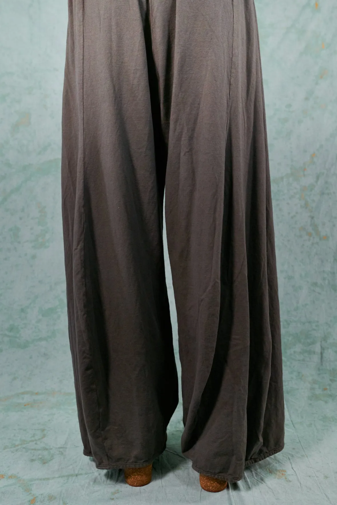 3142-Organic Billow Lounge Pant-Deep Moss-U