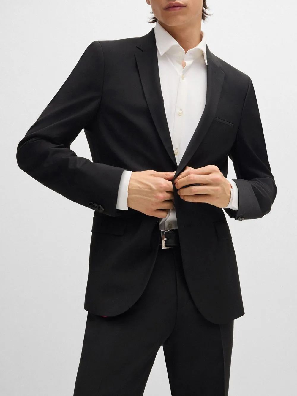 50450994 001 BLACK BOSS SUIT
