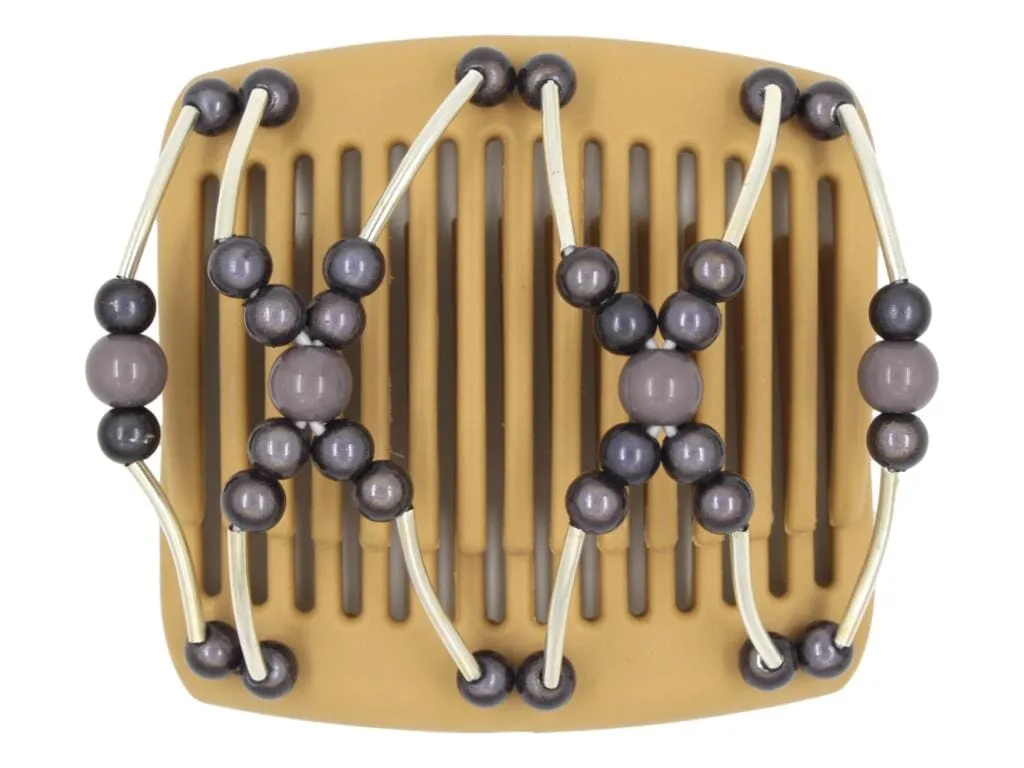 African Butterfly Chameleon Hair Comb - Beada Tube Blonde 21