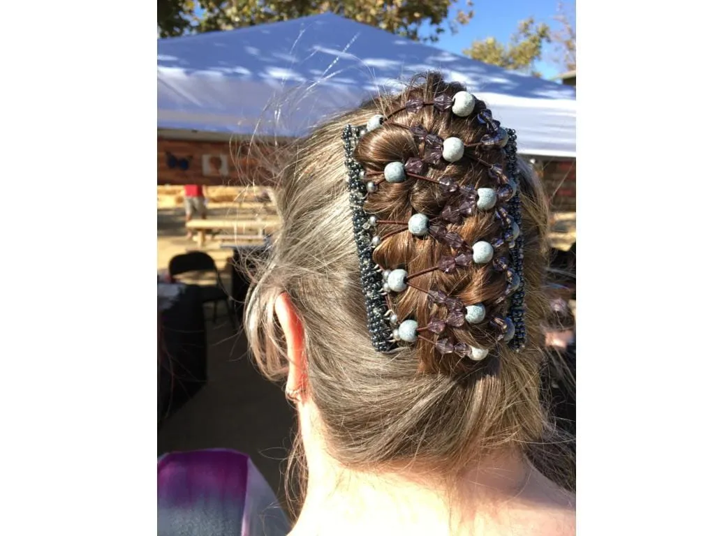 African Butterfly Wire Hair Clip - 11 Tong 377