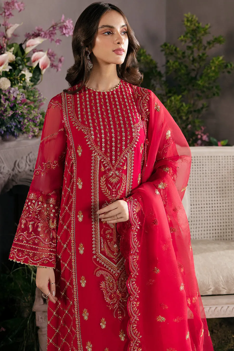 AFROZEH | LA FUCHSIA LUXURY FORMALS | CARMINE