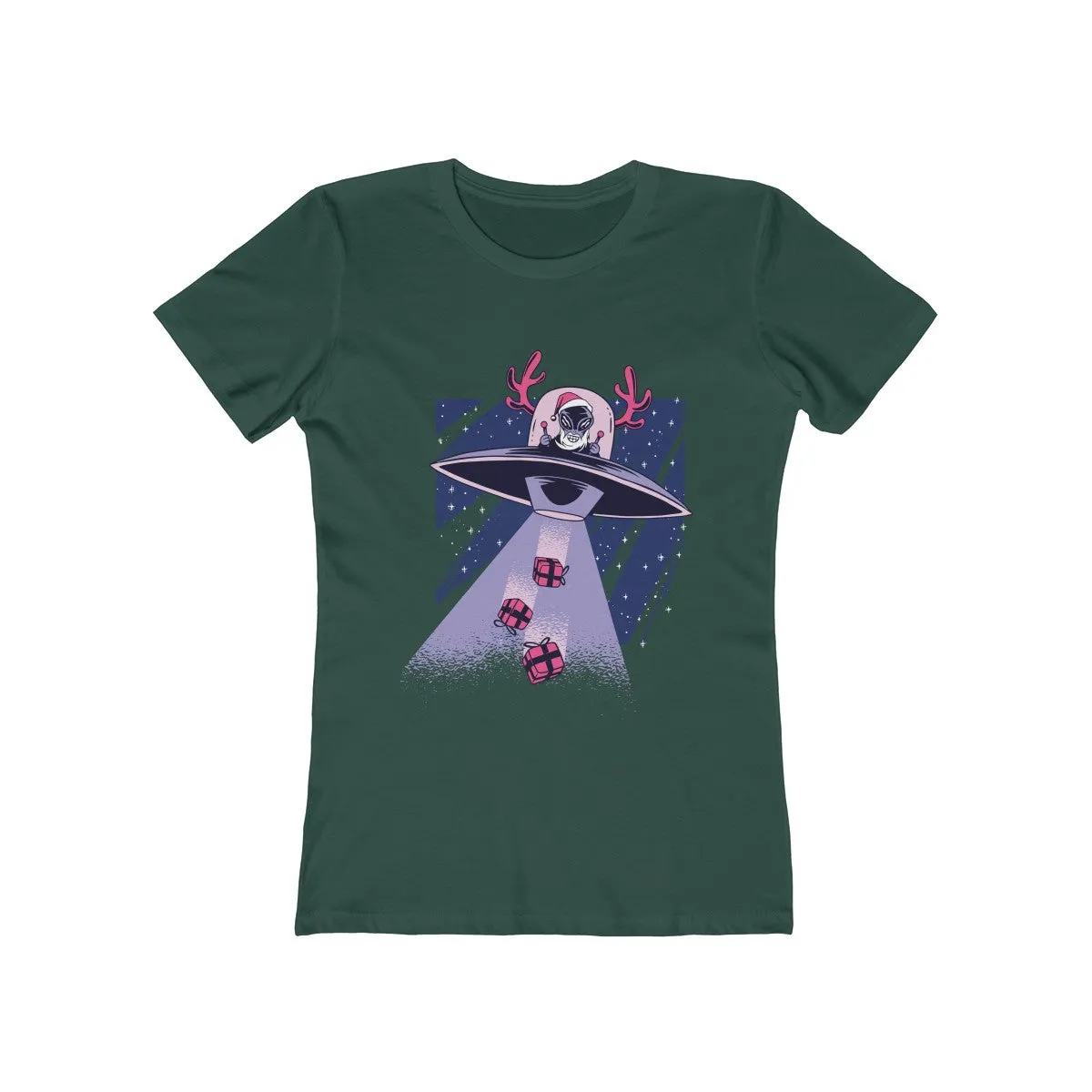 ALIEN SANTA <br>boyfriend tee