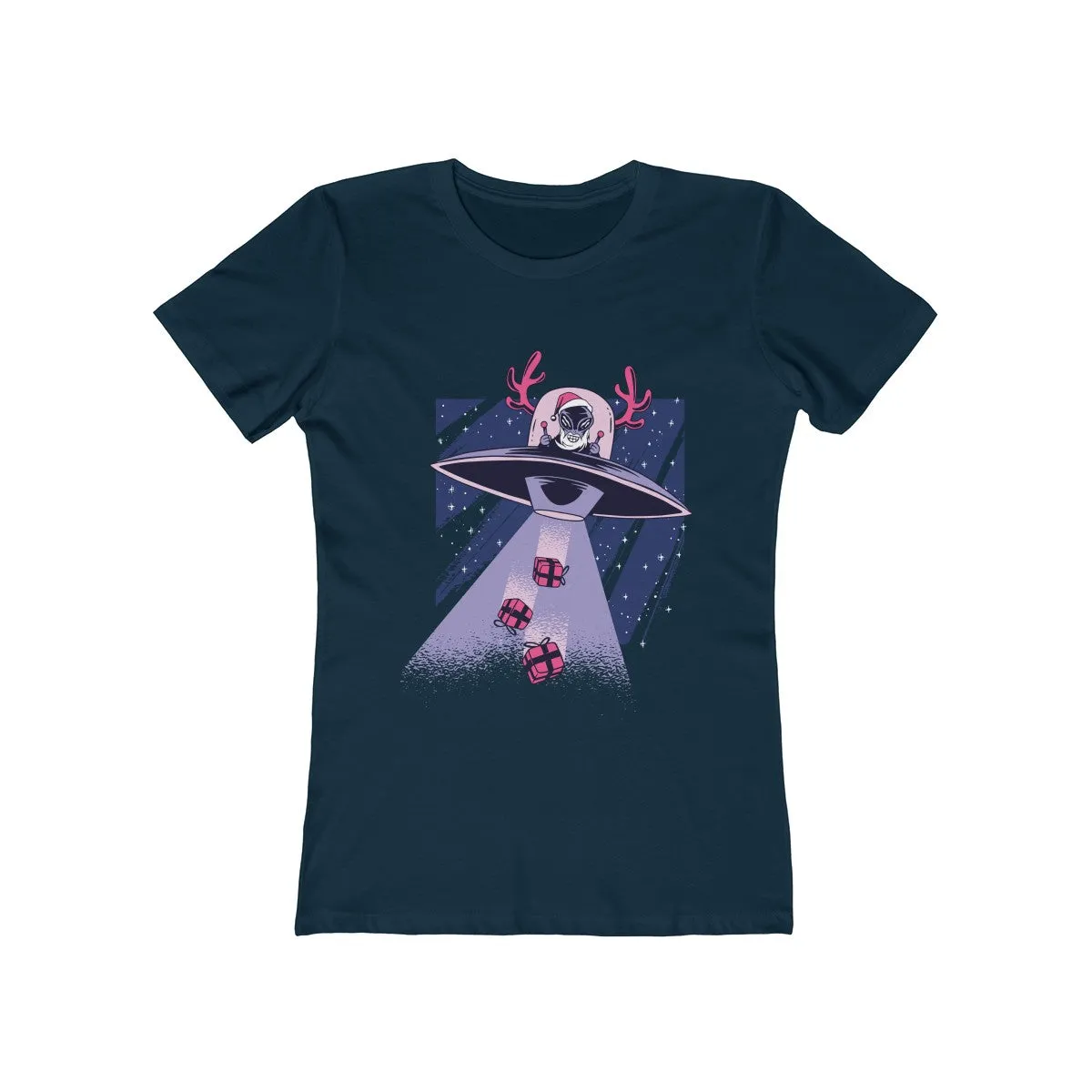 ALIEN SANTA <br>boyfriend tee