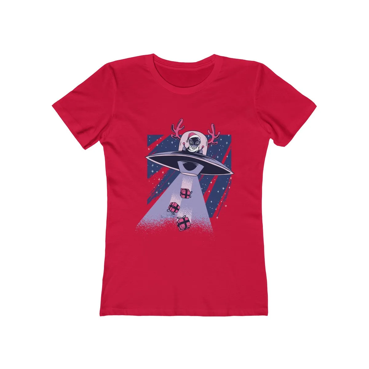ALIEN SANTA <br>boyfriend tee
