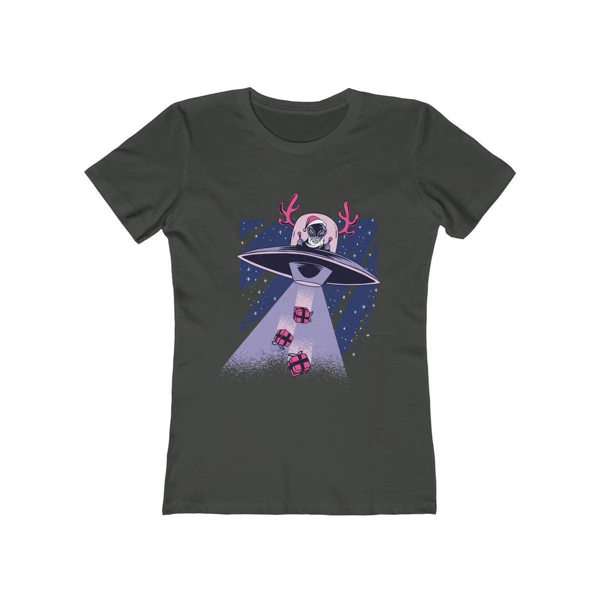 ALIEN SANTA <br>boyfriend tee