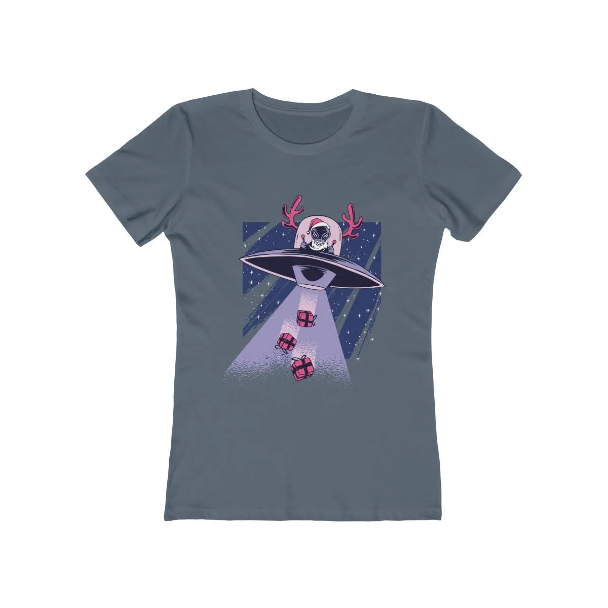 ALIEN SANTA <br>boyfriend tee