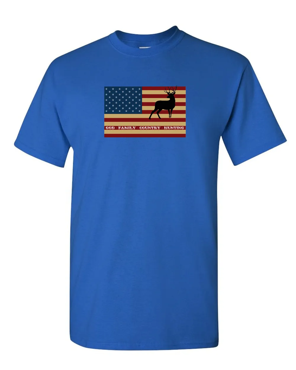 American Flag Hunting T-shirt, Deer T-shirt, Country T-shirt