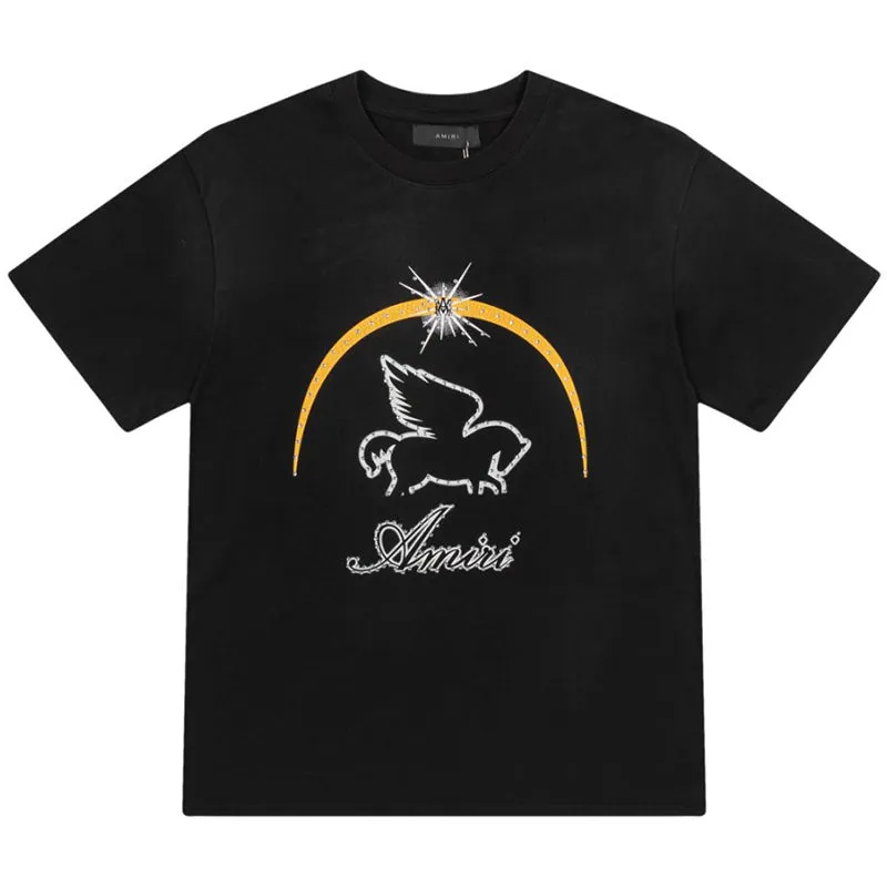 AMIRl Crystal Pegasus Graphic T-Shirt