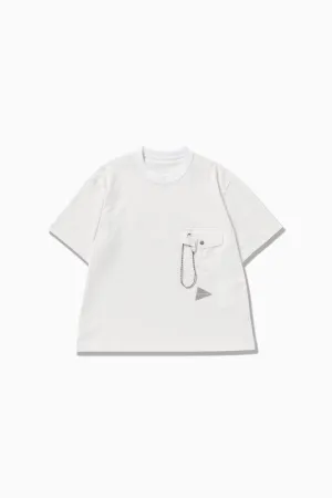 and wander - Pocket Tee - White