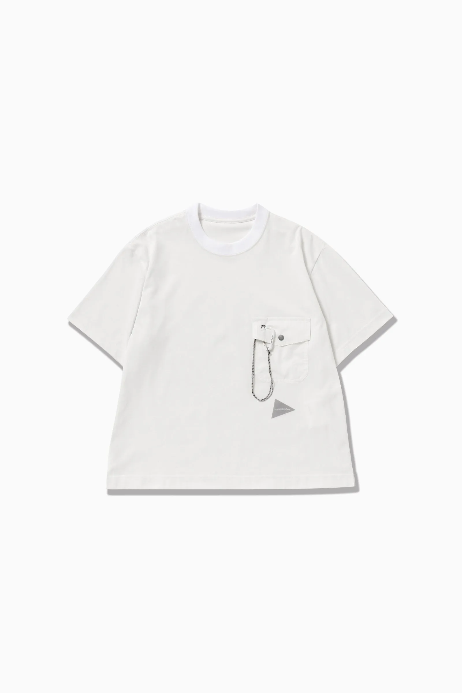 and wander - Pocket Tee - White