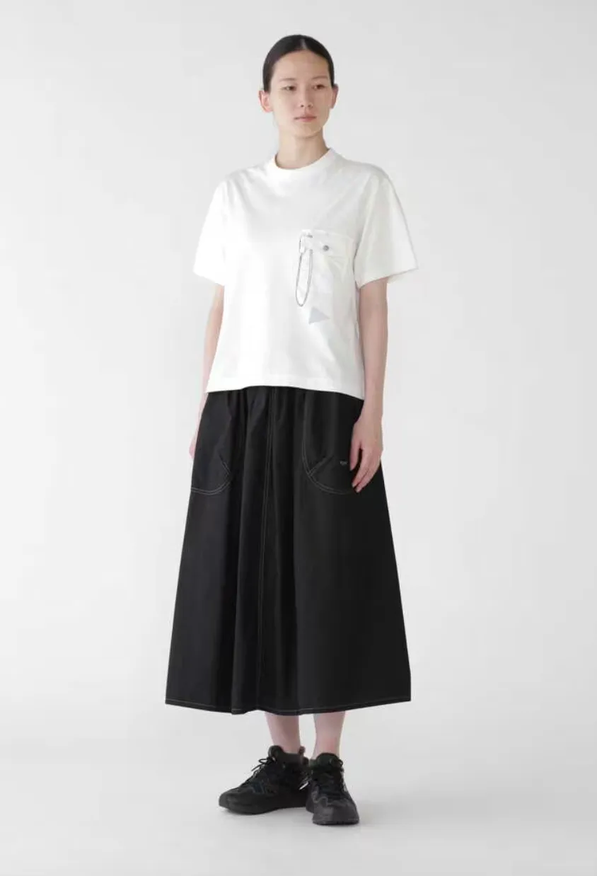 and wander - Pocket Tee - White