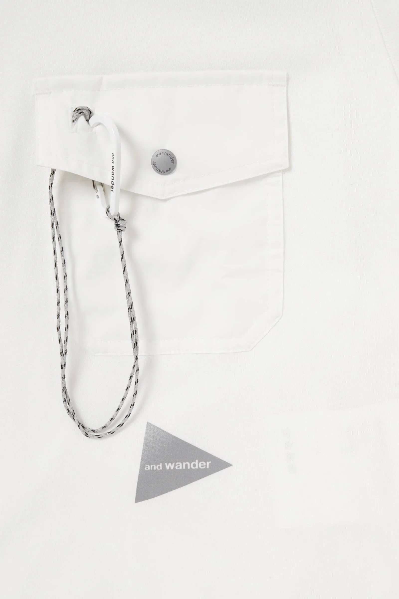 and wander - Pocket Tee - White