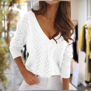 Antonella® | V-neck knitted sweater