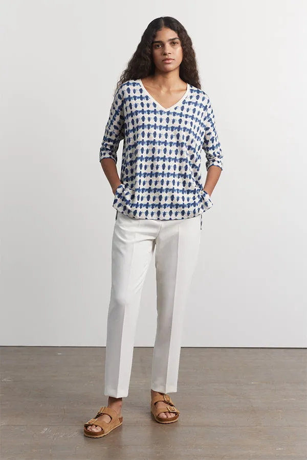 APPOLINE TIE & DYE LINEN T-SHIRT