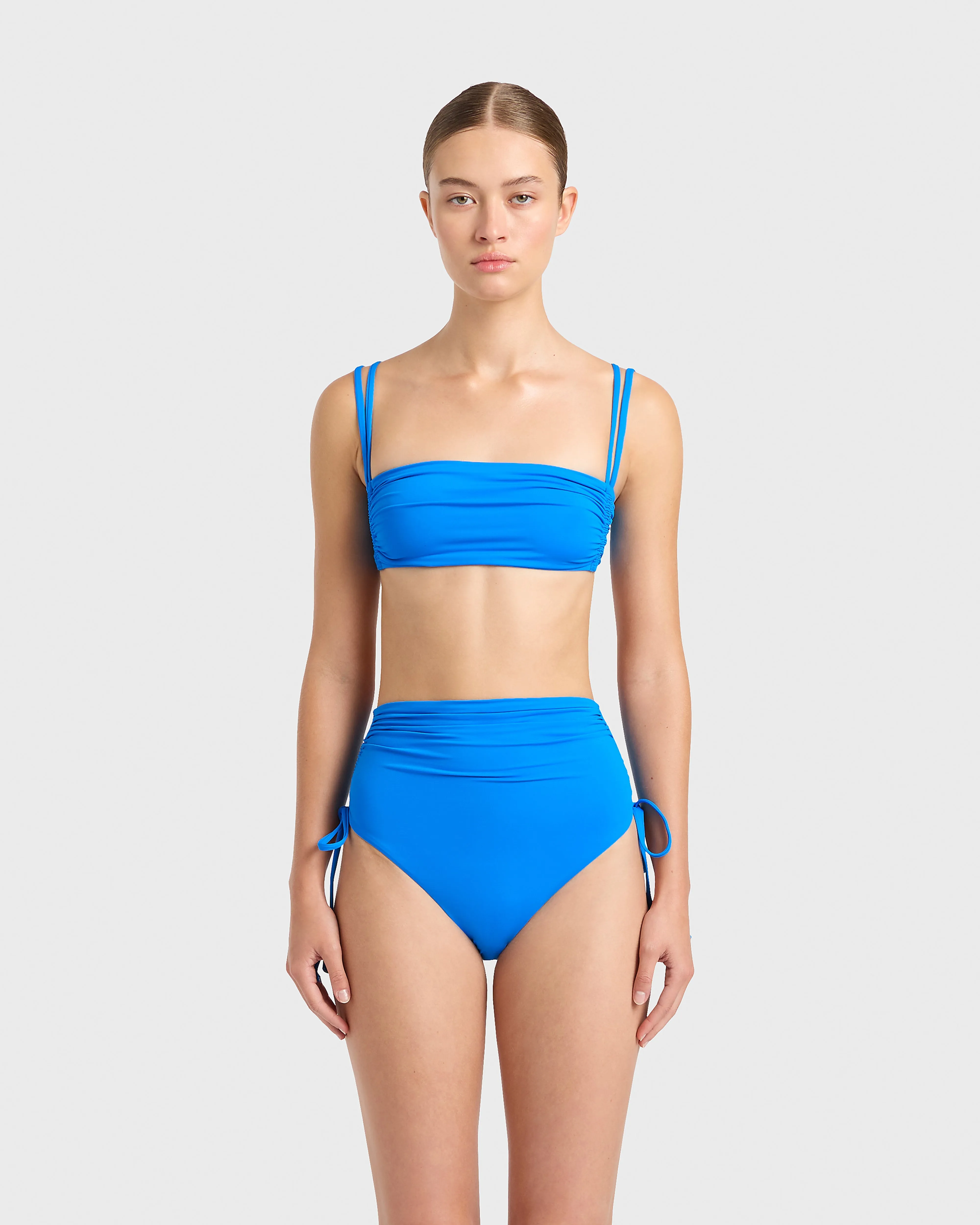 Ari Bikini Top - Cyan