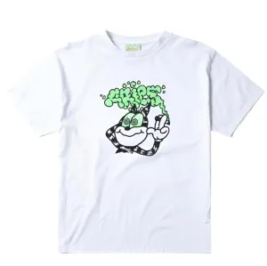 Aries Stoned Cat T-Shirt White