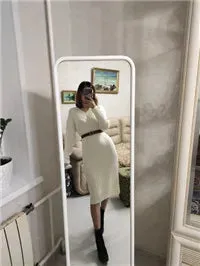 Autumn Sweater Women Dress Winter Wool Long Sleeve Sweaters Knitted Dresses Womens Loose Maxi Oversize Knitting Vestido Vintage