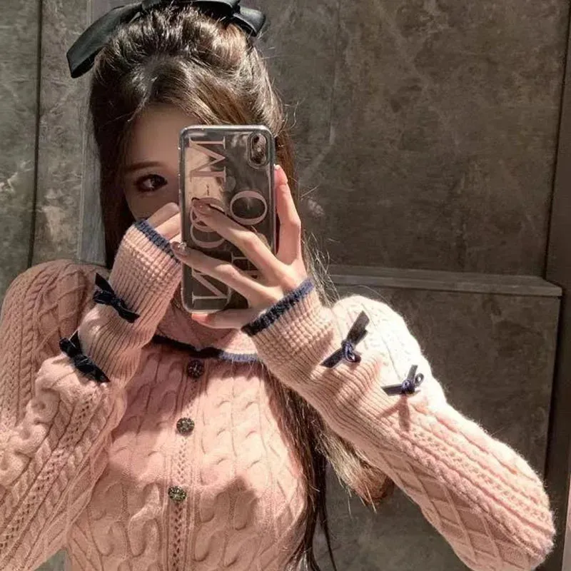 Autumn Winter Elegant Women Sweater Christmas Red Slim Fur Patchwork Hooded Knitted Dress Female Korean Knitwear Hoodie Tops