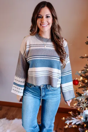 Becca Multi Pattern Sweater