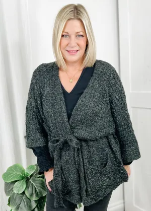 Bell Sleeve Knit Cardigan