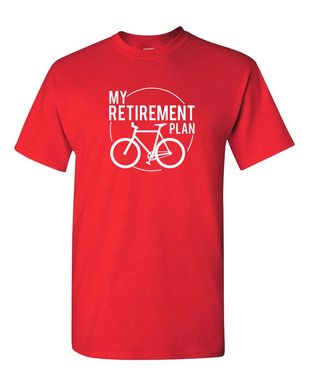 Bike T-shirt My Retirement Plan Funny Bike cyclist t-shirt