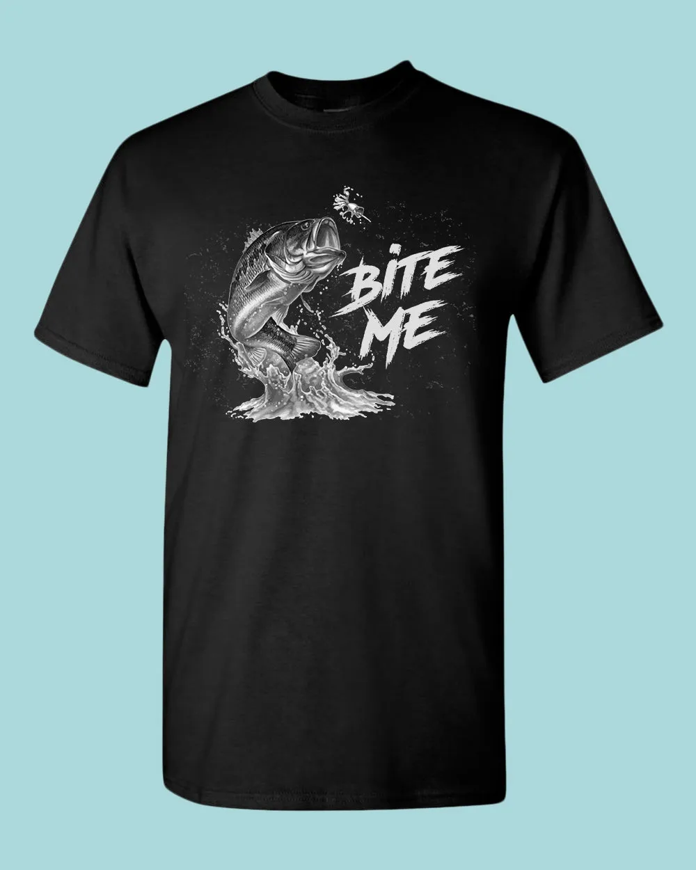 Bite me funny fishing shirt, fishing t-shirt
