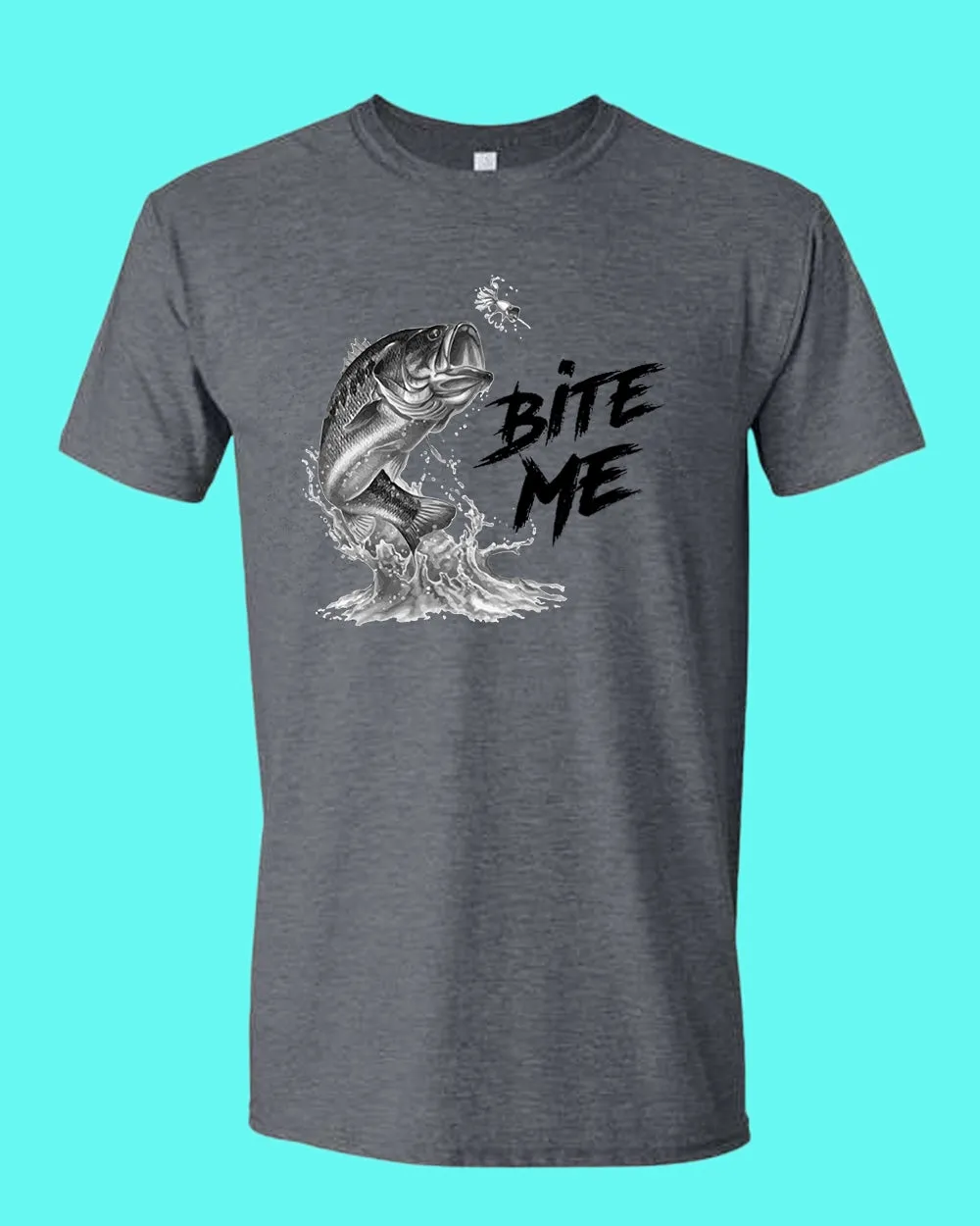 Bite me funny fishing shirt, fishing t-shirt