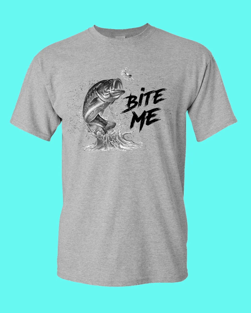 Bite me funny fishing shirt, fishing t-shirt