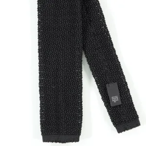 Black Knit Tie