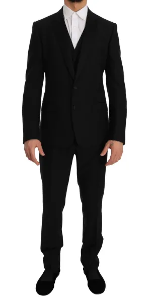 Black MARTINI Slim Fit Smoking Tuxedo Suit