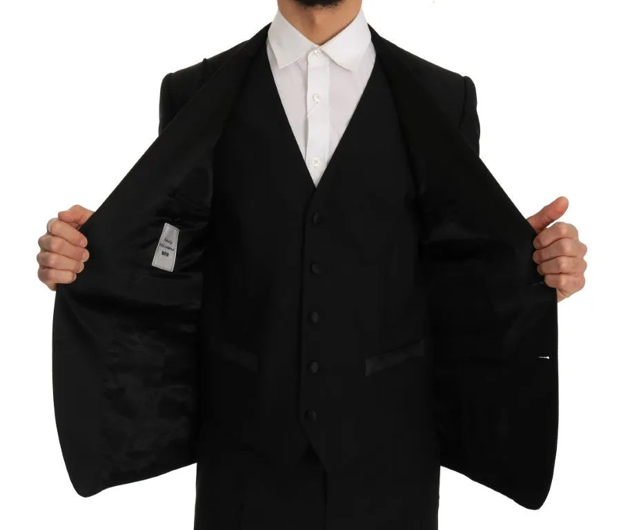 Black MARTINI Slim Fit Smoking Tuxedo Suit